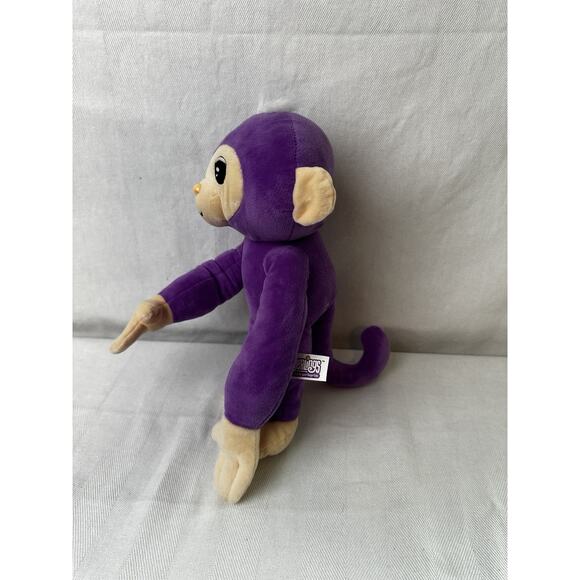 Commonwealth Fingerlings Monkey Purple Plush Stuffed Animal Chimp Ape 12" - Picture 2 of 7
